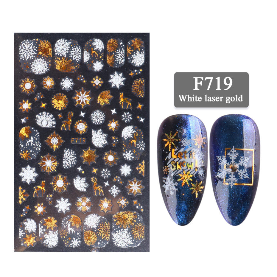 New Nail Stickers 3D Christmas Series