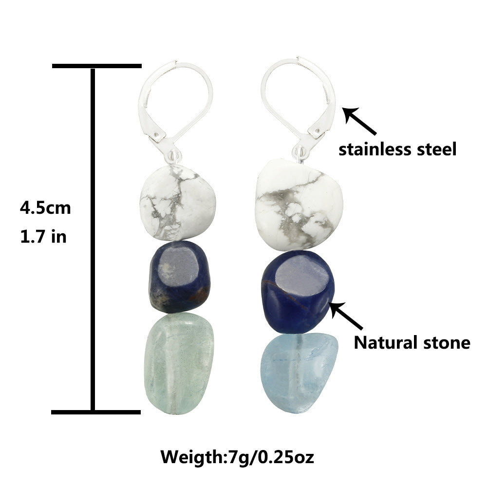 Amorphous Stone Eardrops