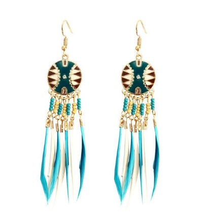 Bohemian Feather Earrings