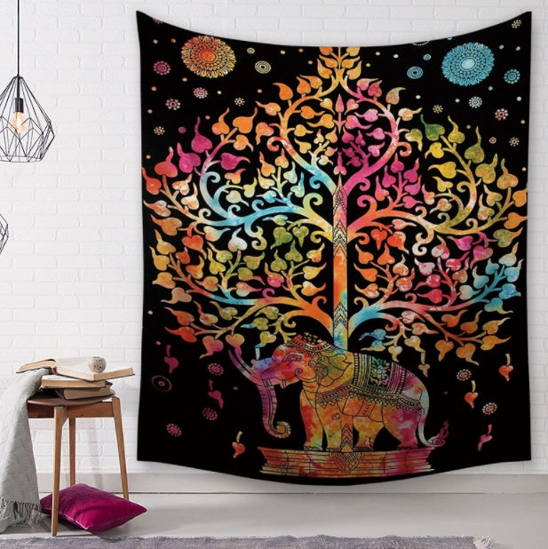 Elephant Print Tapestry