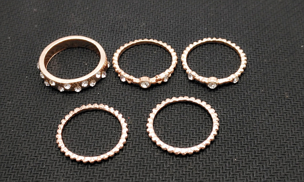 Bohemian Stackable Diamonds Set