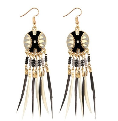 Bohemian Feather Earrings