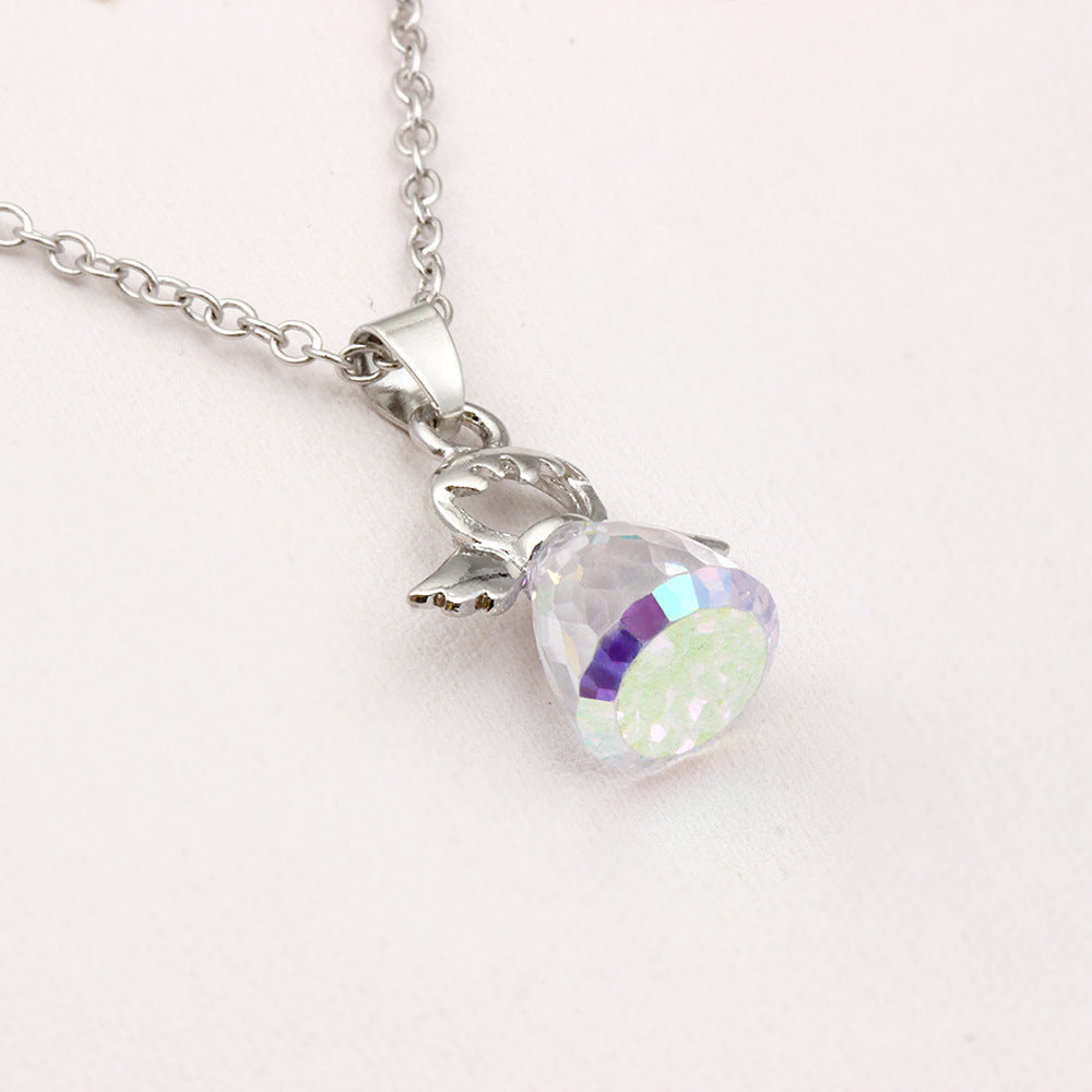 Crystal Little Angel Necklace