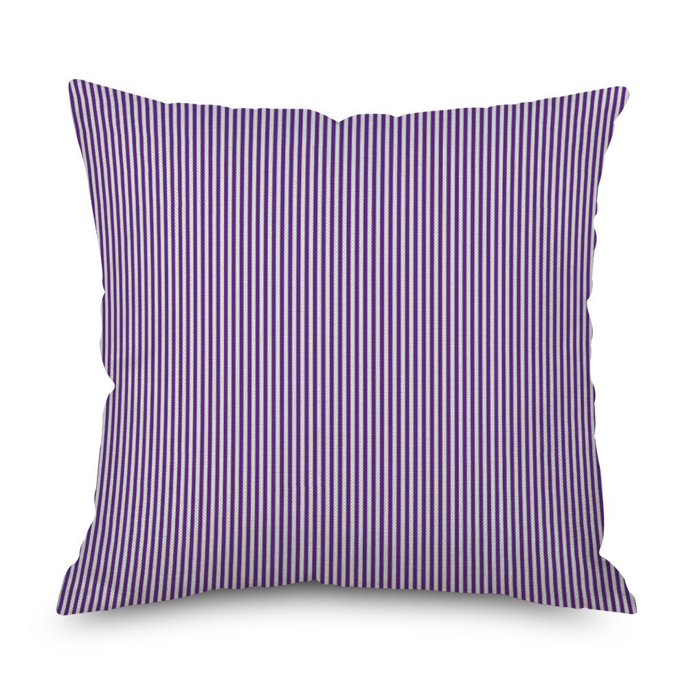 Purple Series Pattern Linen Pillowcase