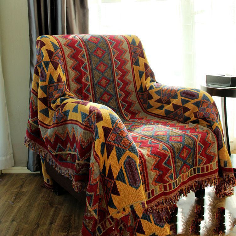 Bohemian Sofa Blanket Cover