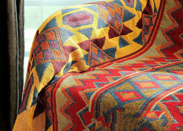 Bohemian Sofa Blanket Cover