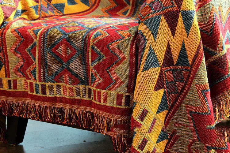 Bohemian Sofa Blanket Cover