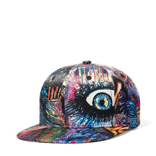 Abstract Graffiti Three-Dimensional Baseball Cap