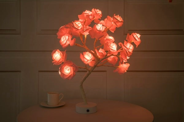 Rose Flower LED Table Lamp