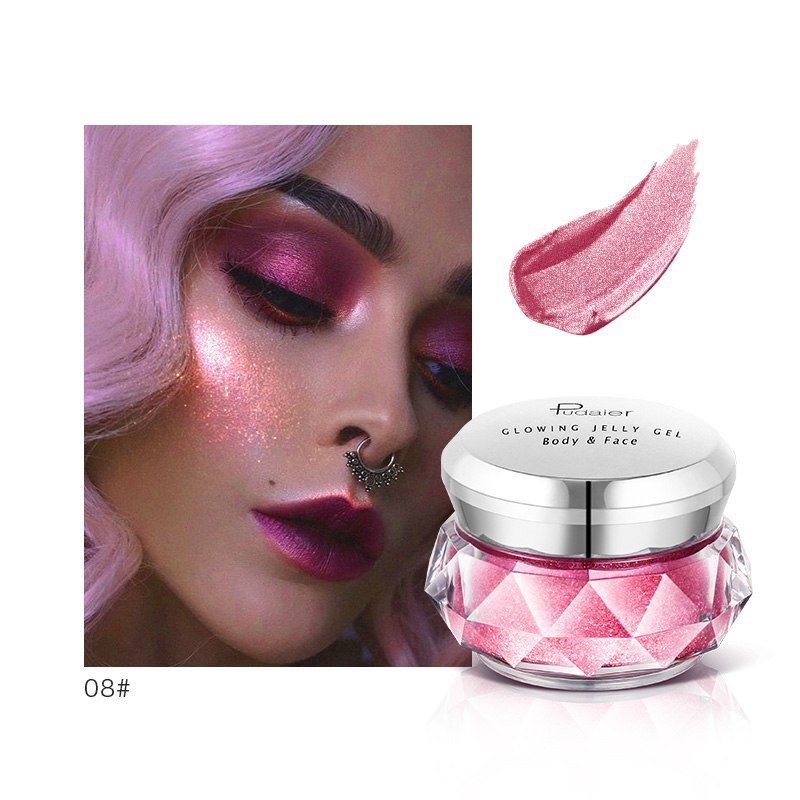 Face Highlighter Jelly Gel Mermaid Makeup Iluminador