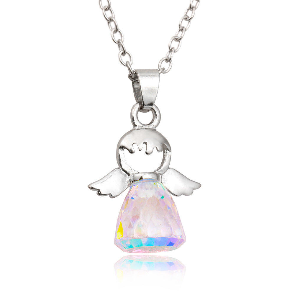 Crystal Little Angel Necklace