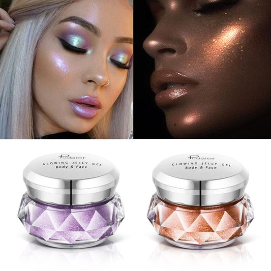 Face Highlighter Jelly Gel Mermaid Makeup Iluminador