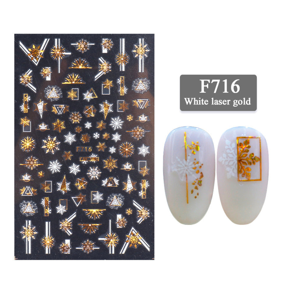 New Nail Stickers 3D Christmas Series