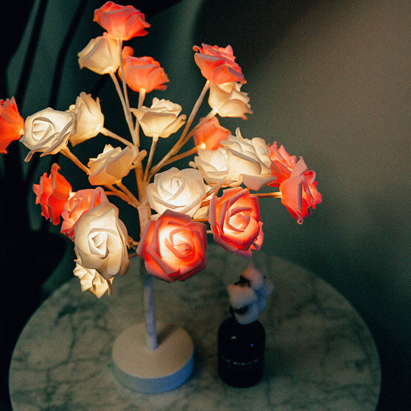 Rose Flower LED Table Lamp