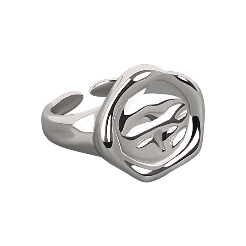 Irregular Abstract Pattern Ring