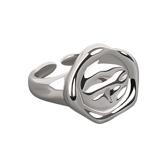 Irregular Abstract Pattern Ring