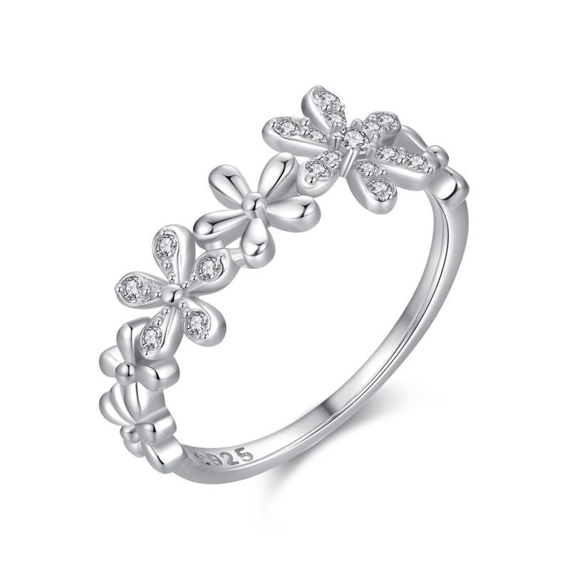 Sterling Silver Daisy Ring