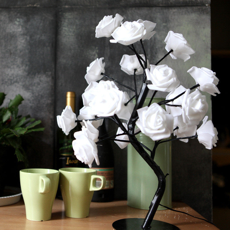 Rose Flower LED Table Lamp