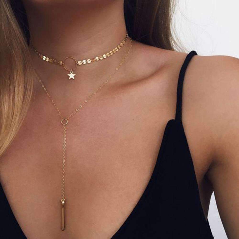 Star Layering Necklace