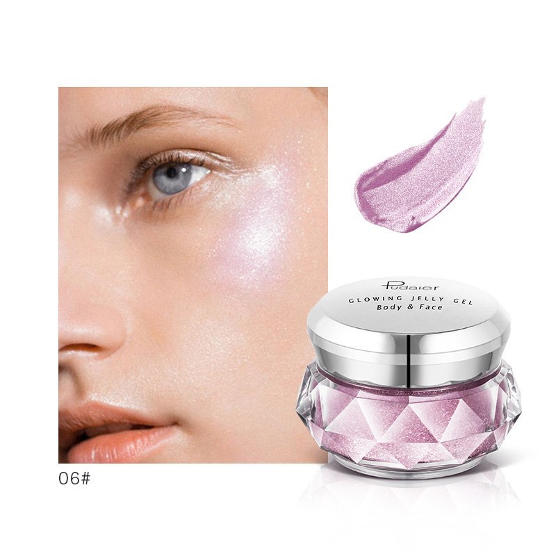 Face Highlighter Jelly Gel Mermaid Makeup Iluminador