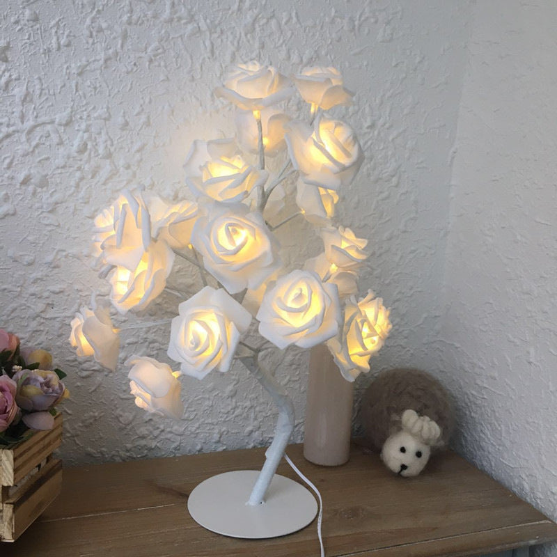 Rose Flower LED Table Lamp