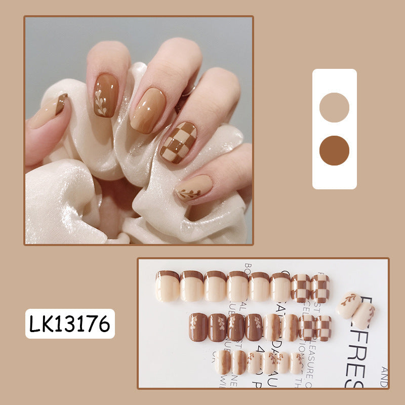 Latte Pull Wearing Nail Patch