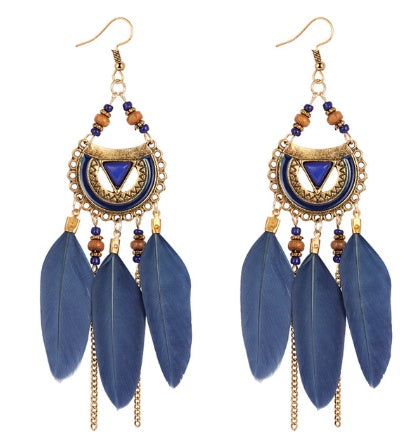 Bohemian Feather Earrings