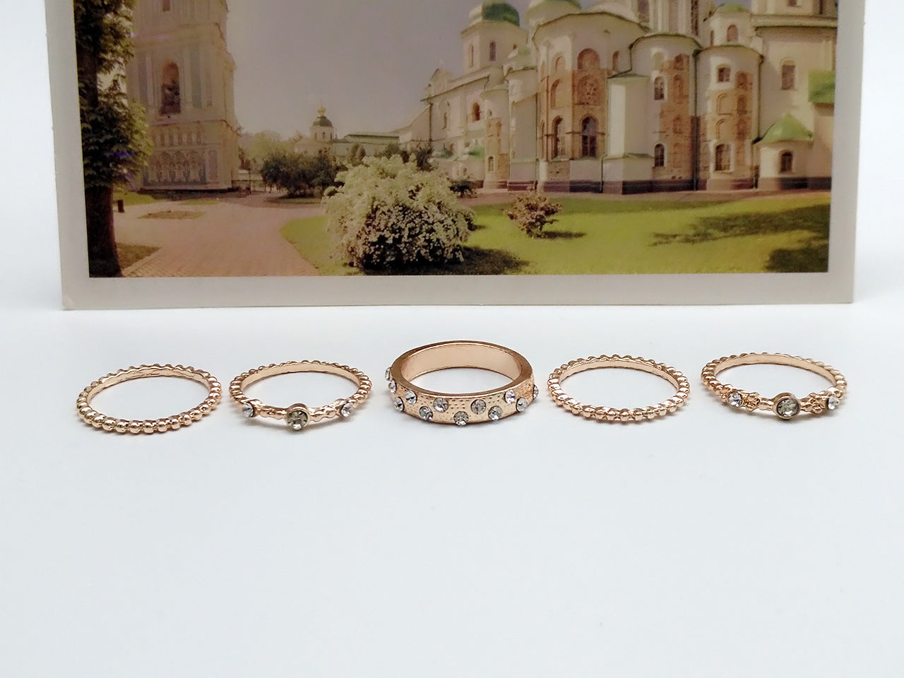 Bohemian Stackable Diamonds Set