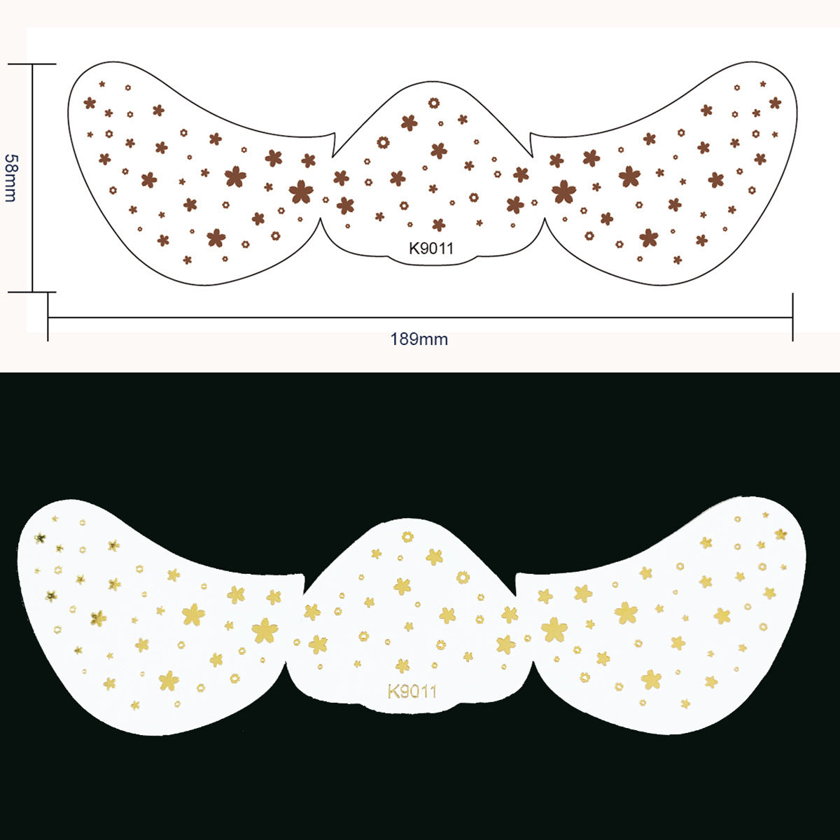 Freckle-like Dots Tattoo Sticker Waterproof Eye Stickers