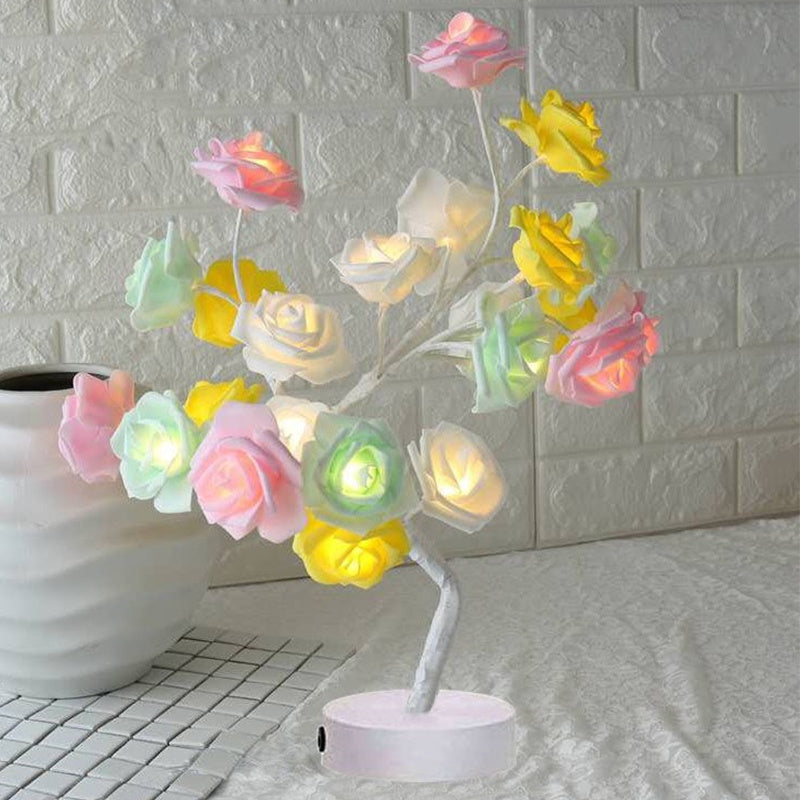 Rose Flower LED Table Lamp