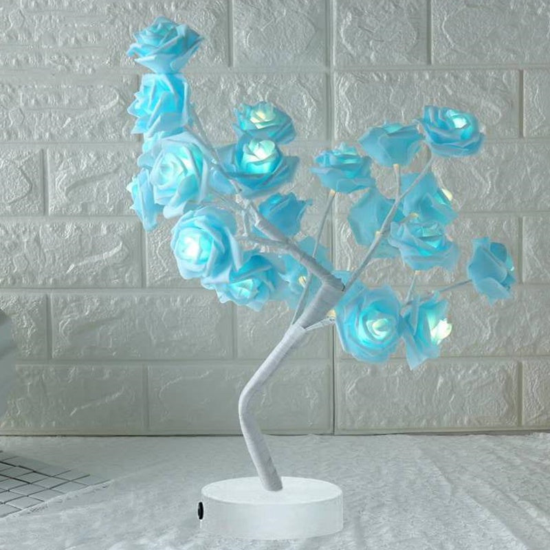 Rose Flower LED Table Lamp