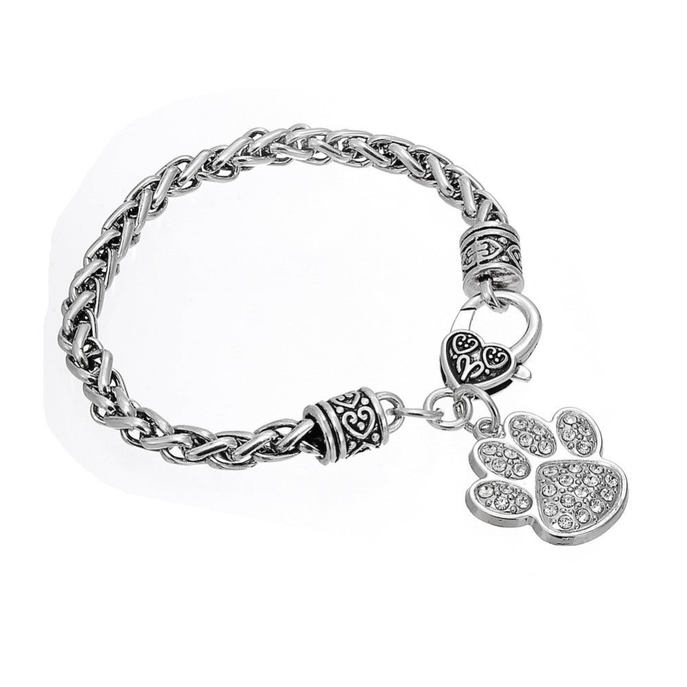 Footprints Paw Bracelet