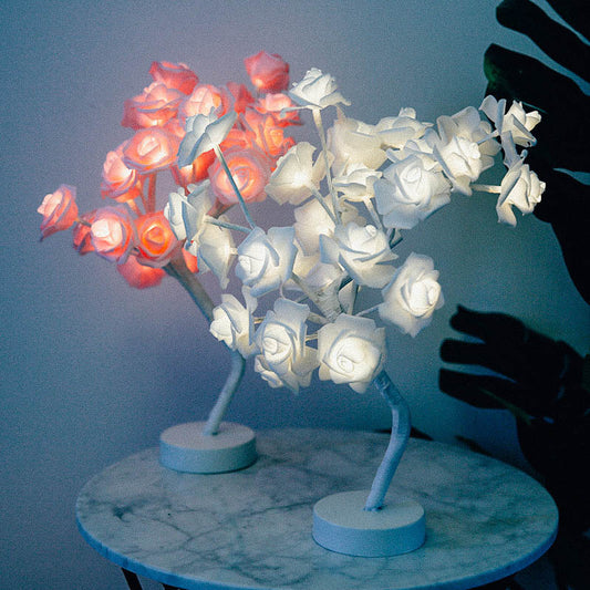 Rose Flower LED Table Lamp