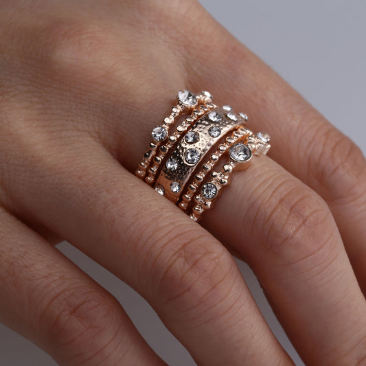 Bohemian Stackable Diamonds Set