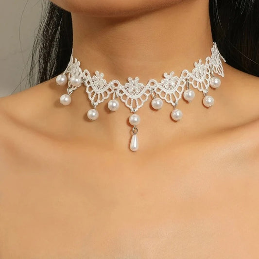 Lace Clavicle Chain Simple Necklace