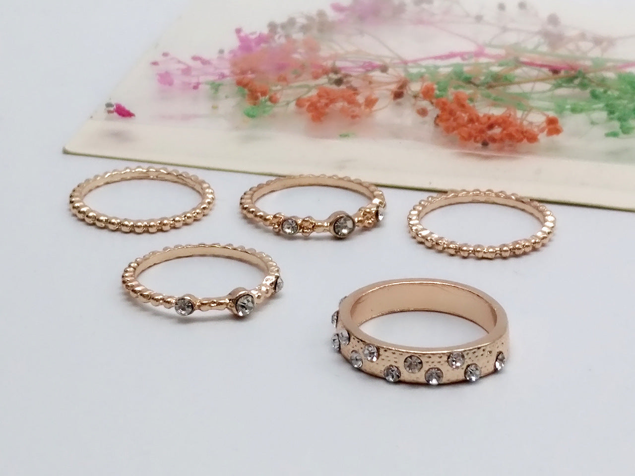 Bohemian Stackable Diamonds Set