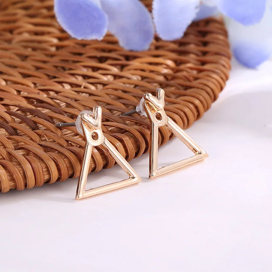 Creative Triangle Square Stud Earrings