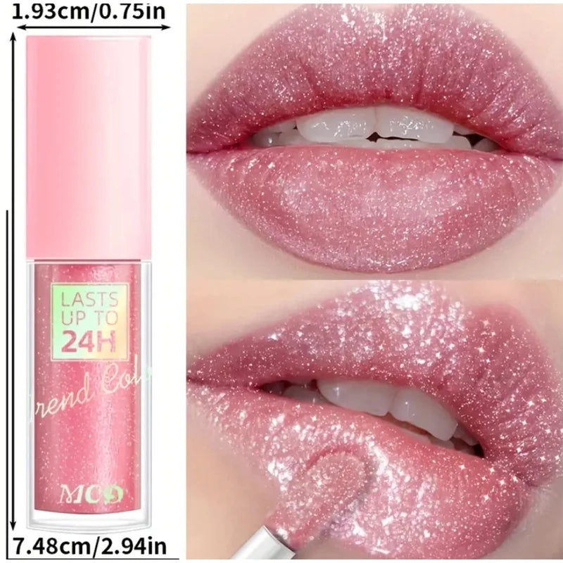 Dewy Waterproof Glitter Lip-gloss_Limited Edition