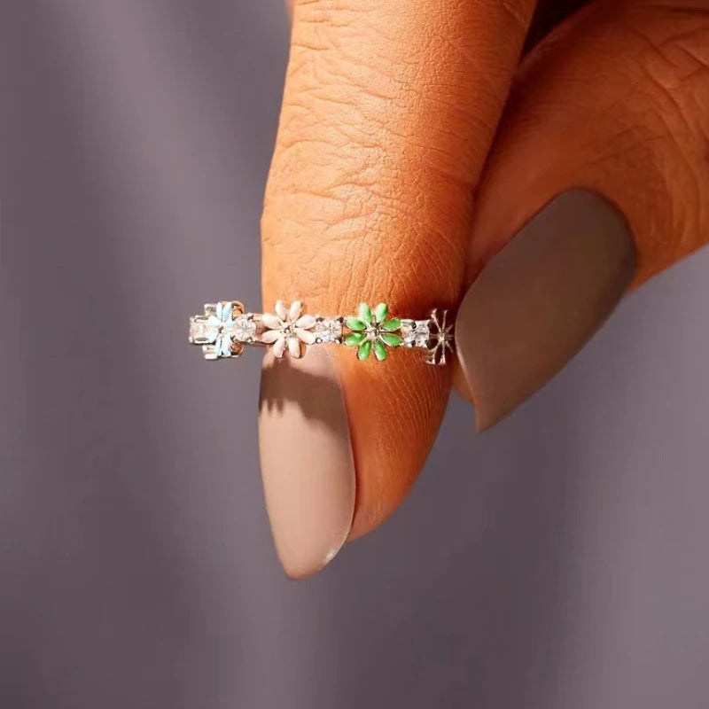 Aesthetic Flower Ring