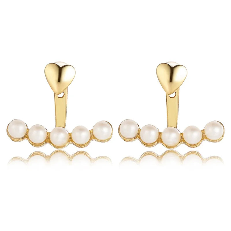 New Elegant Pearl Stud Earrings