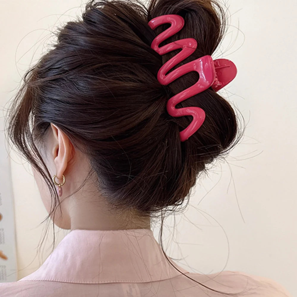 Fashion Acrylic Wave Style Hairpins