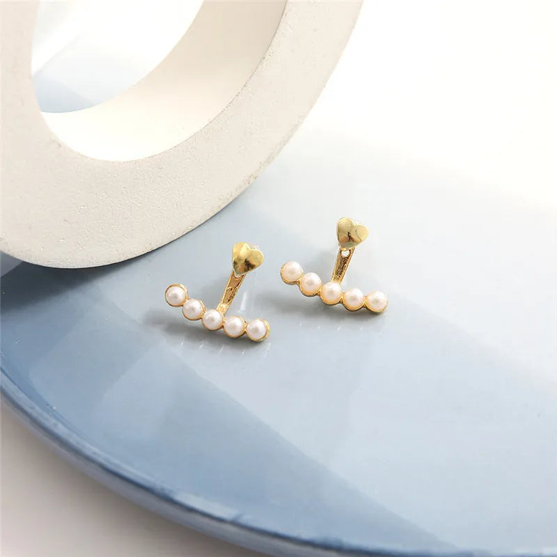 New Elegant Pearl Stud Earrings