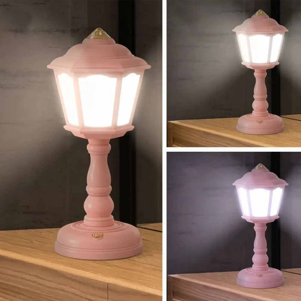 New Mini Table Lamp Rechargeable Flower Shaped Nightlight