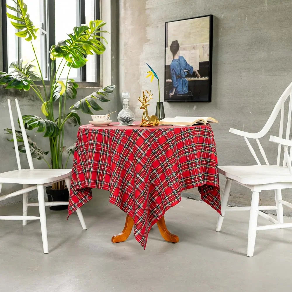 Xmas Plaid Tablecloth