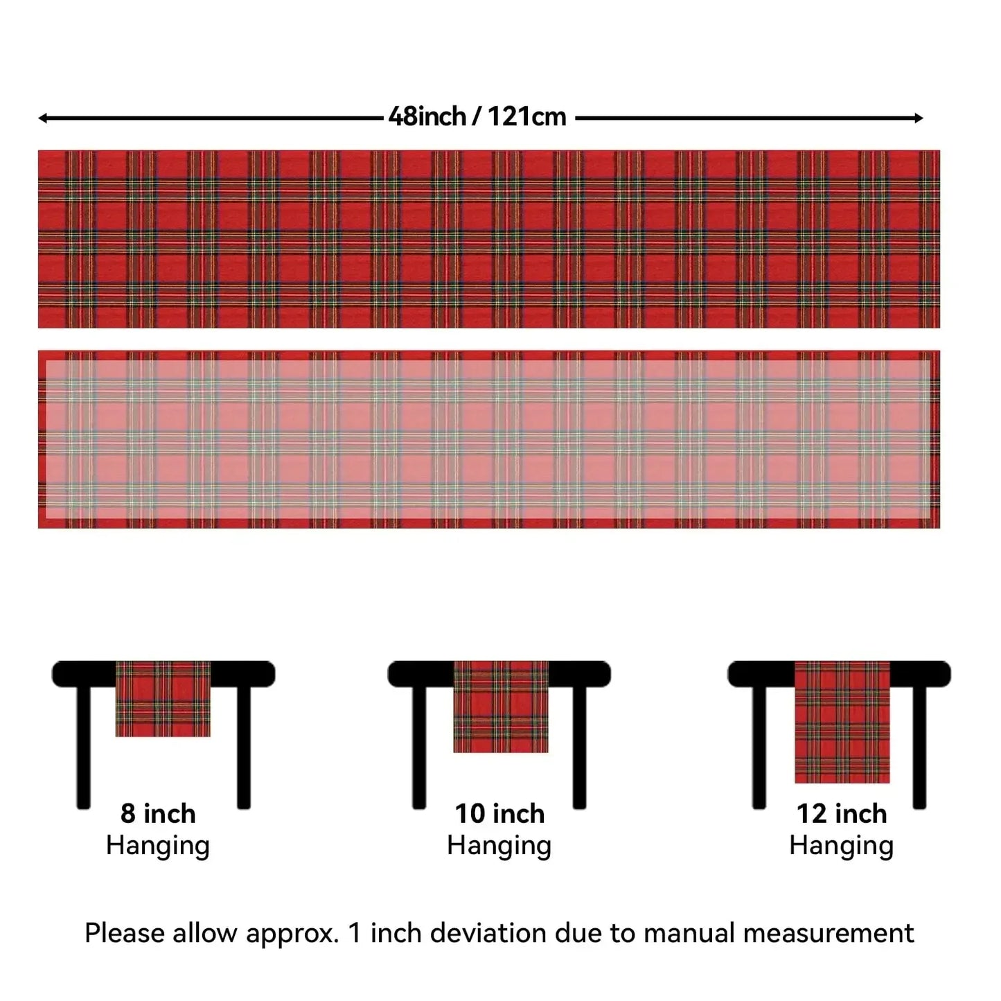 Christmas Scottish Tartan Plaid Tablecloth