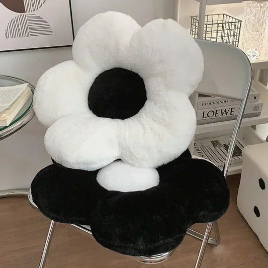 Black White Seat Pad Cushion