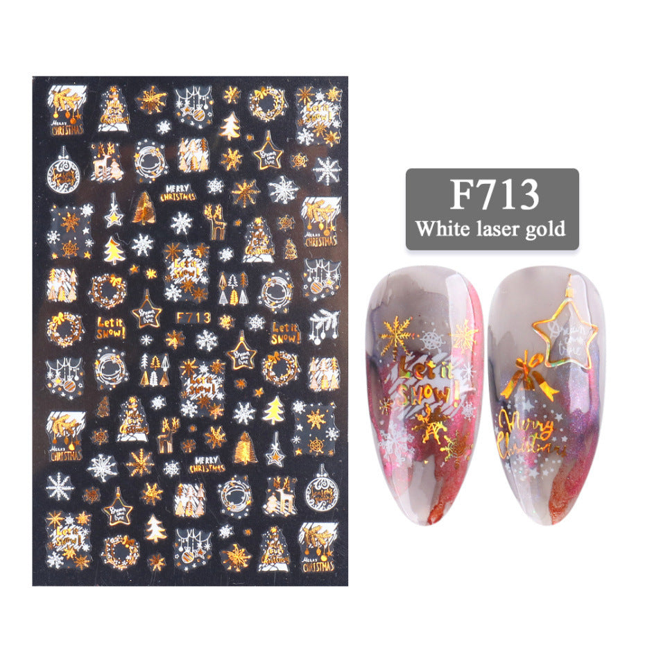 New Nail Stickers 3D Christmas Series