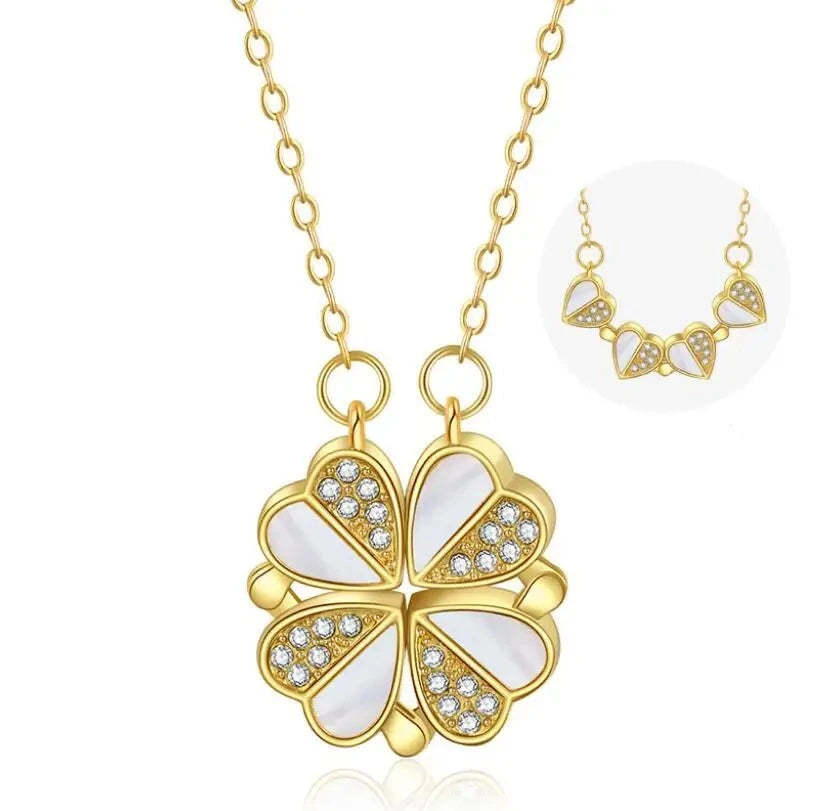 Luxury Four Leaf Clover Pendant