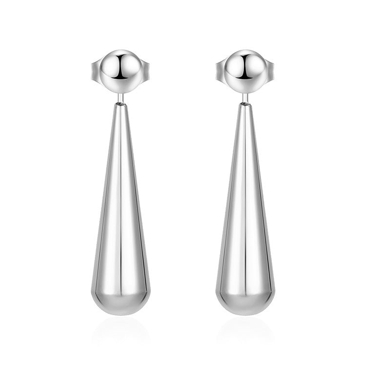 Minimalist Water Drop Ear Studs