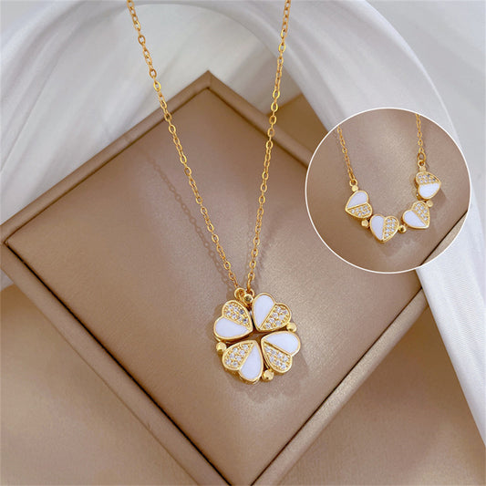 Luxury Four Leaf Clover Pendant